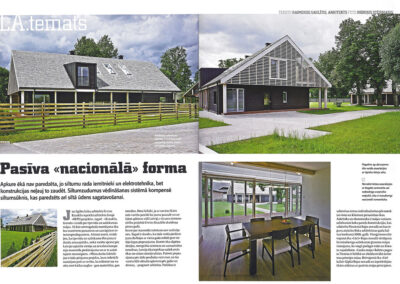 Publication in the latvian architectural magazine Latvijas Architektūra